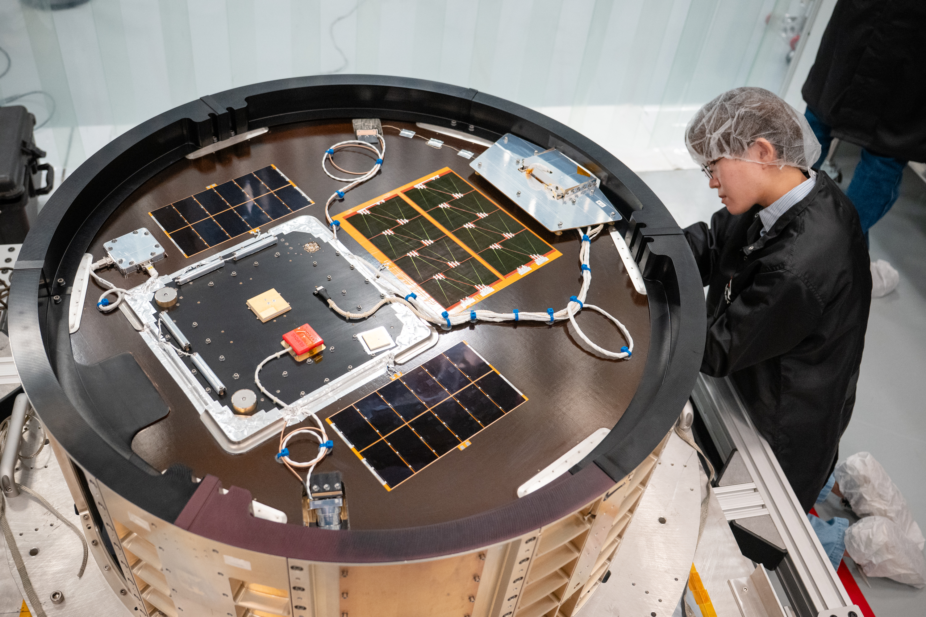 DiskSat in preparation for packaging