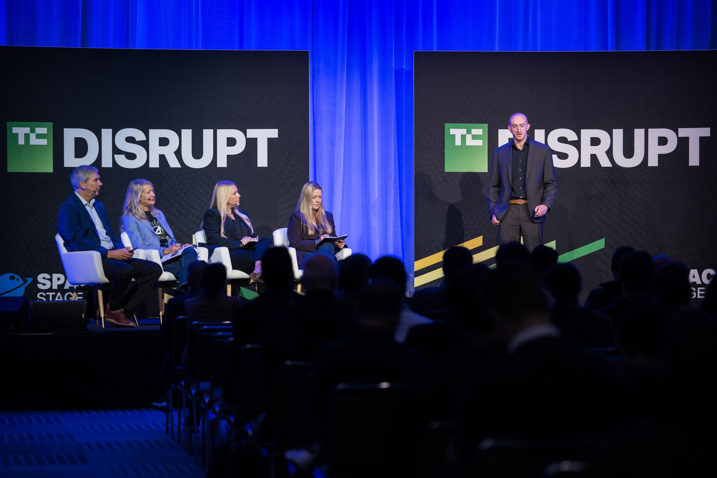 Orbital Robotics on stage at Disrupt