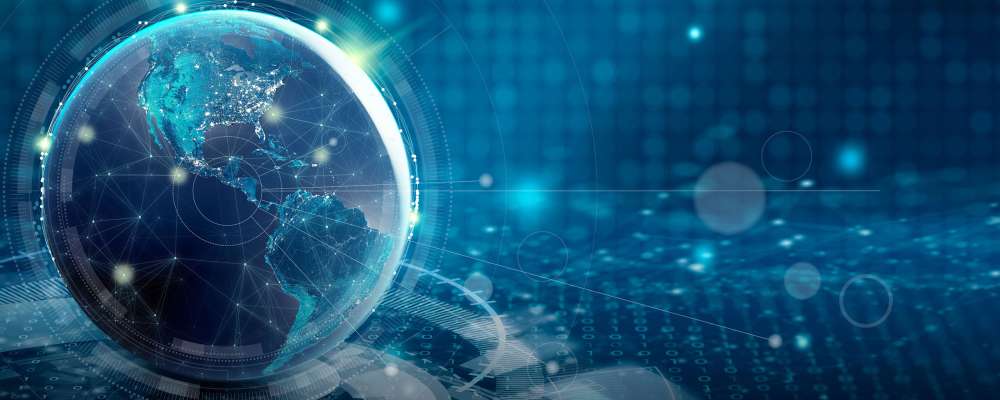 Artist rendering of network node.