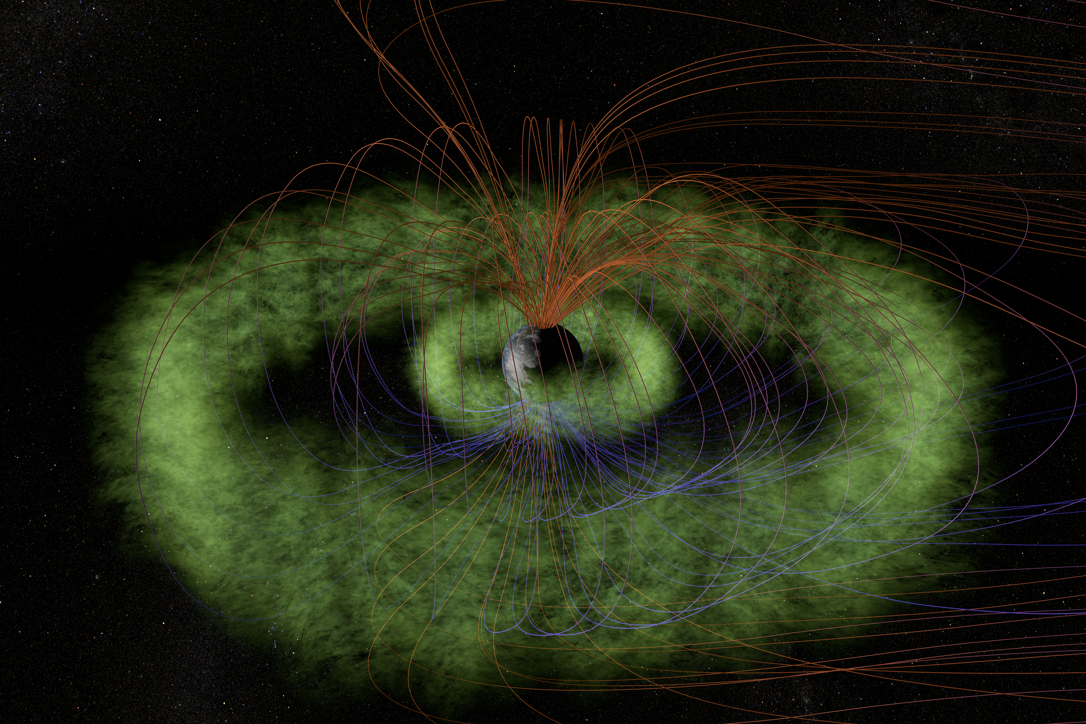 Space radiation picture