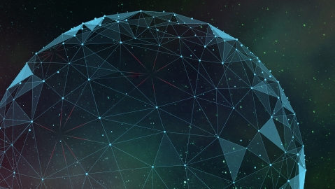 Picture of failing networks in space