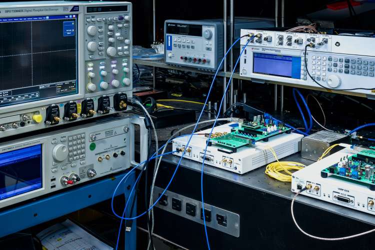 Time transfer testbed