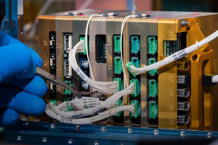 close up of electronic hardware