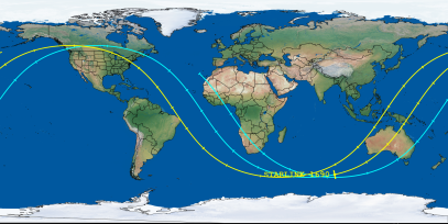 STARLINK-1690 (ID 46358) Reentry Prediction Image