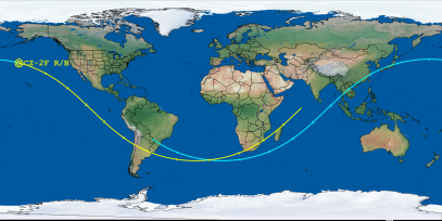 CZ-2F R/B (ID 66646) Reentry Prediction Image